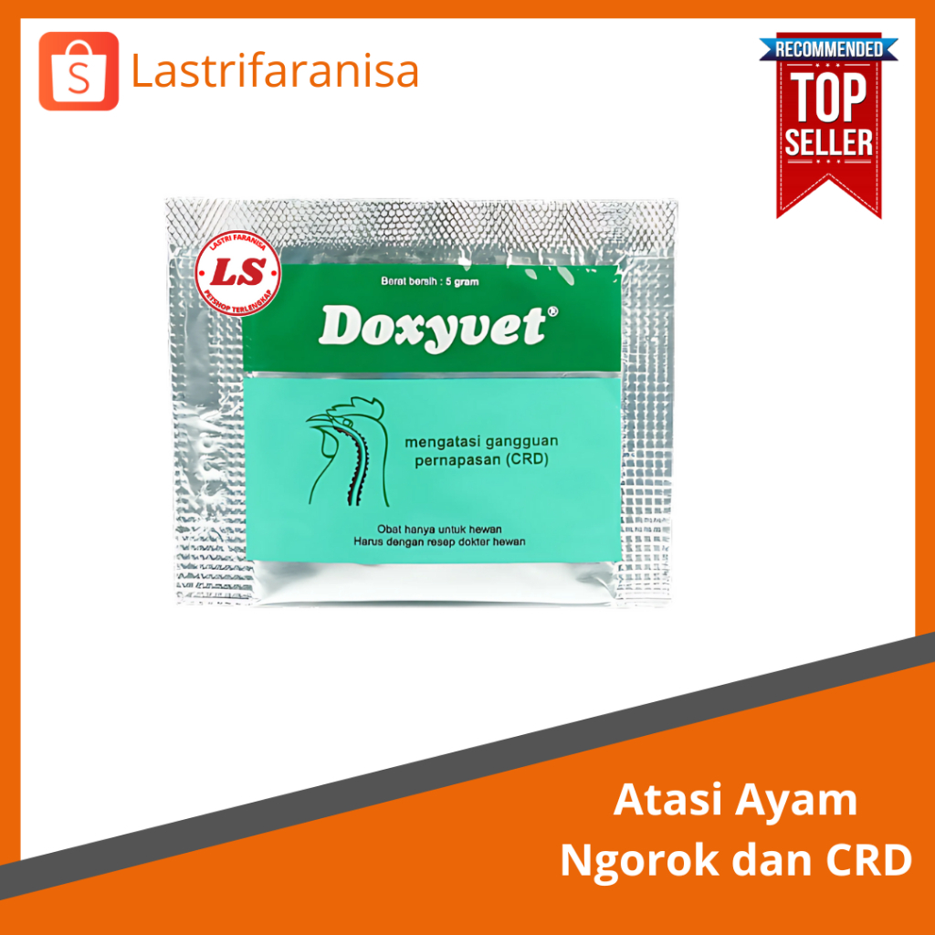 DOXYVET 5 Gr Obat Ngorok Ampuh Obat Ayam CRD