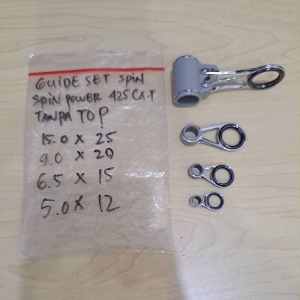 RING GUIDE SET BUAT JORAN SURF SHIMANO SPIN POWER 405/425 CX-T (NEW)