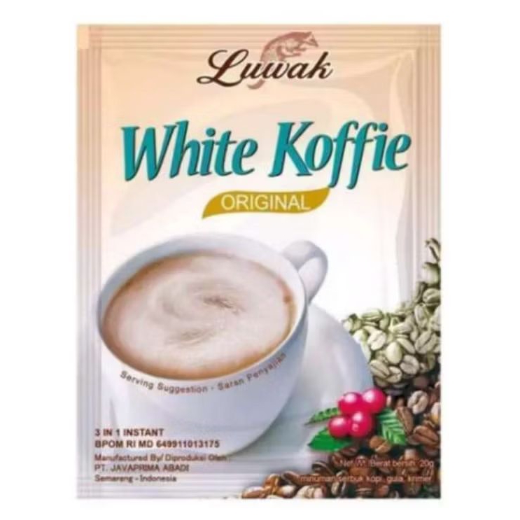 

Luwak White Koffie Original 20 Gr ( 1 rcg isi 10 pcs )