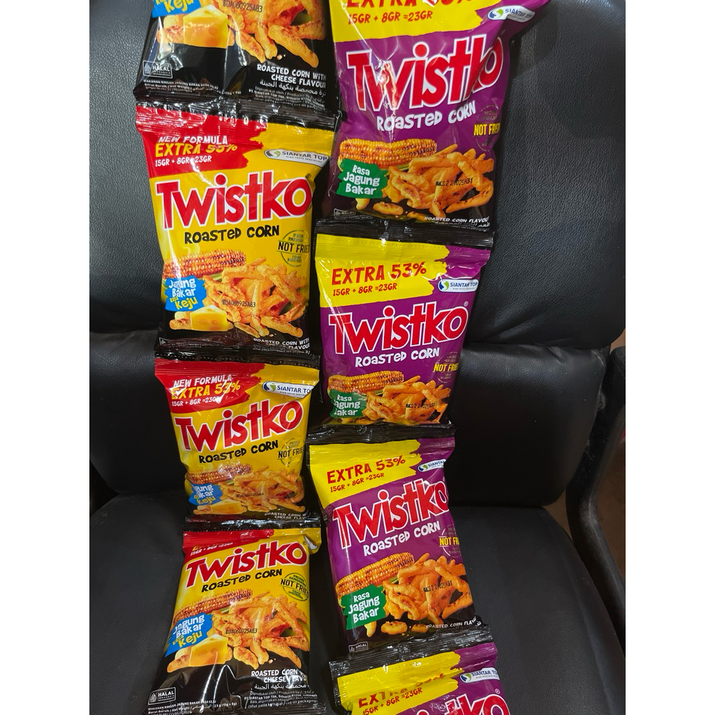 

Twisko Roasted Corn Perpak 23gr x 10 Bungkus