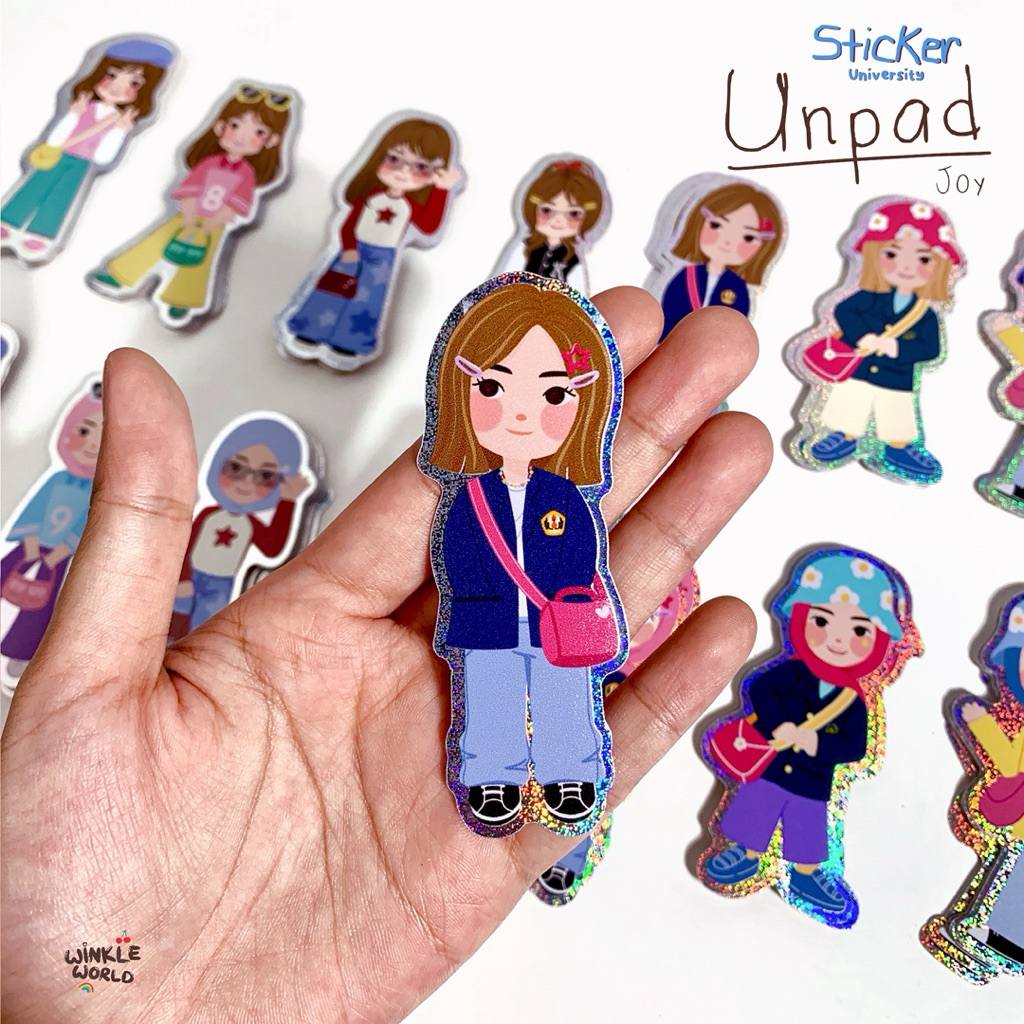 

Sticker Hologram Die Cut It Girl University Joy / Sticker Die Cut it Girl Univeristy Joy / Sticker Hologram / Sticker Die Cut / Sticker University