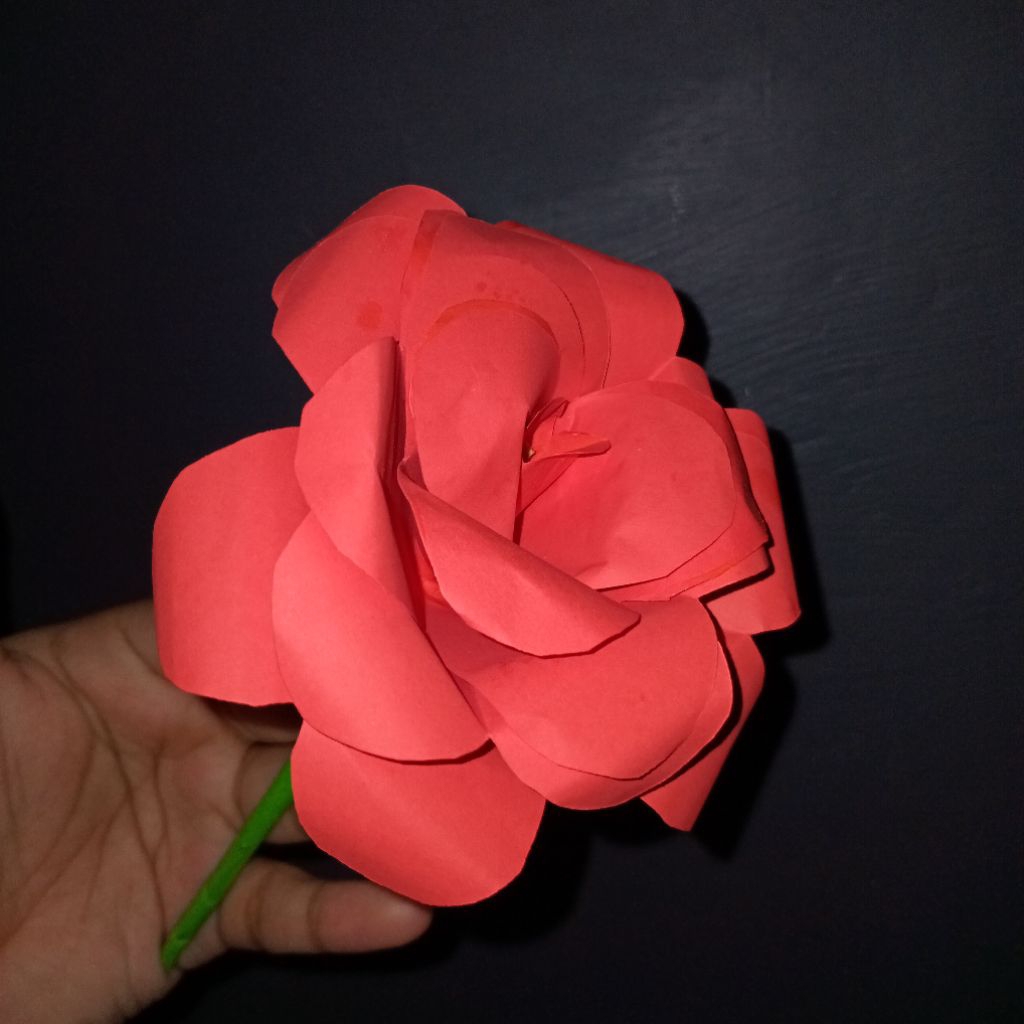 

DIY Bunga Mawar Kertas Origami Satuan (BACA DESKRIPSI)