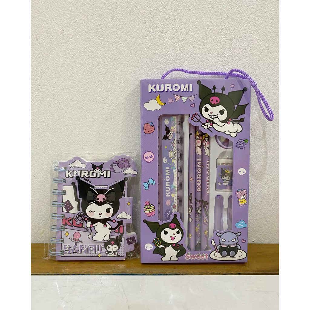 

Paket Alat Tulis Anak + Note Book Kuromi NEW