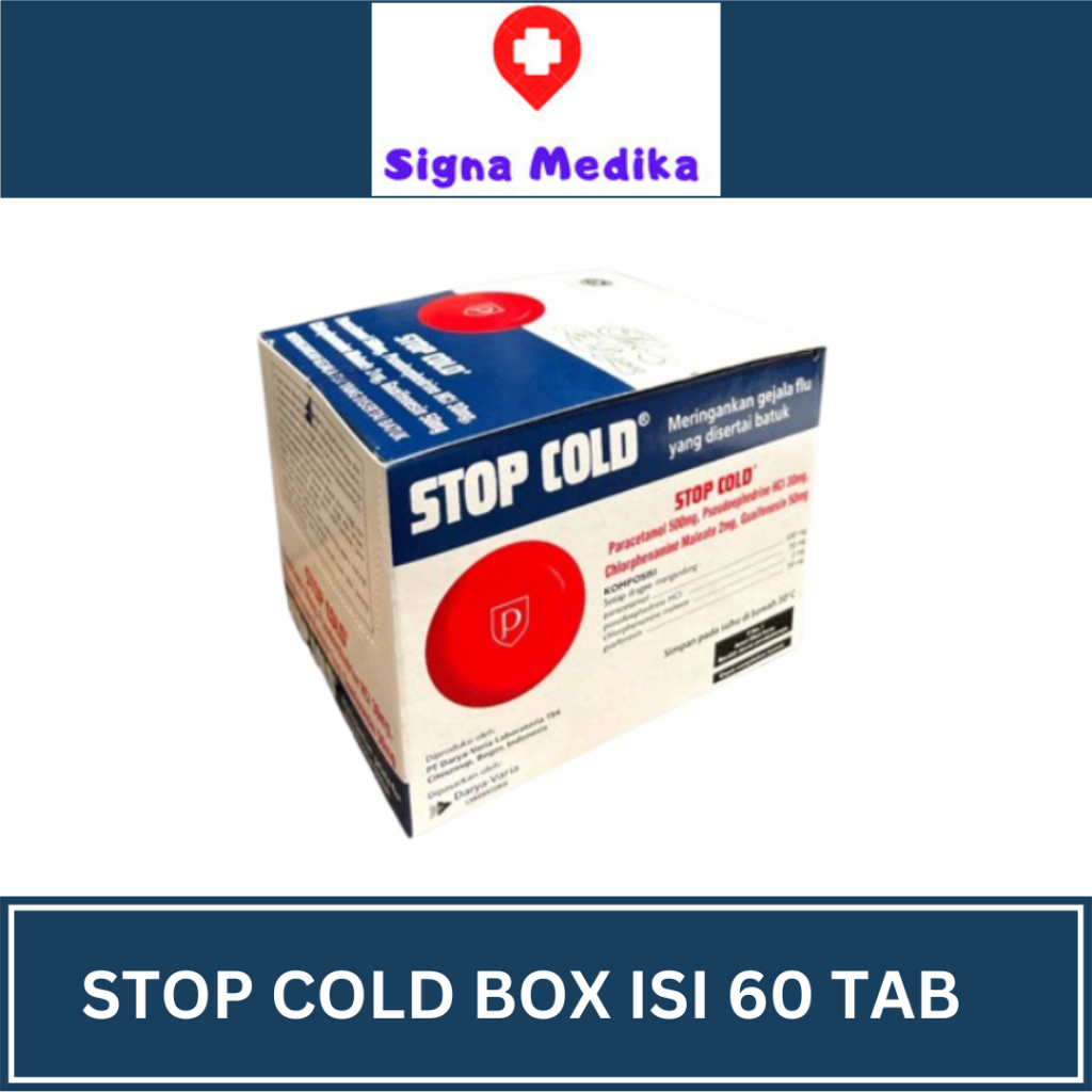 Stop Cold Box Isi 60 Tablet - Obat Batuk Pilek