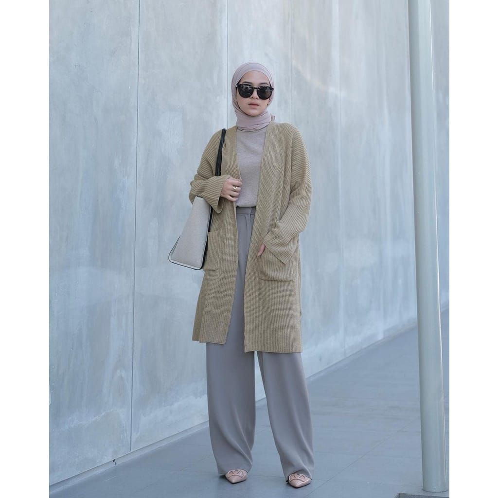 Cardy Long Cardigan Rajut / Outer Long Cardy Rajut Premium Cardigan Rajut Outer Rajut / Outer Long T