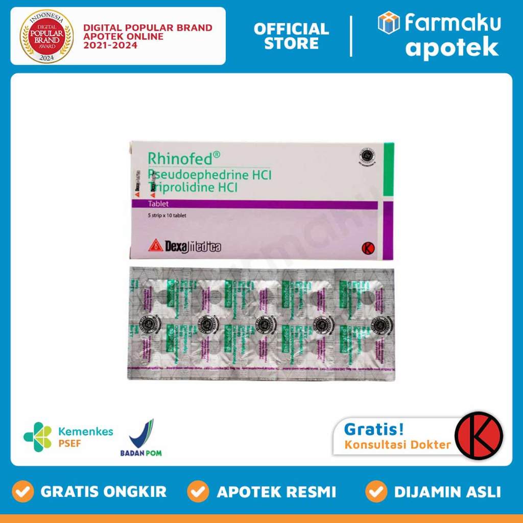 Rhinofed Strip  10 tablet - HBK
