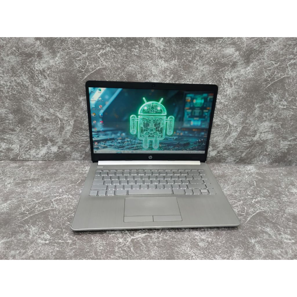laptop hp 14s-dk0073Au AMD A4 Ram 8GB SSD 512GB Second Siap Pakai