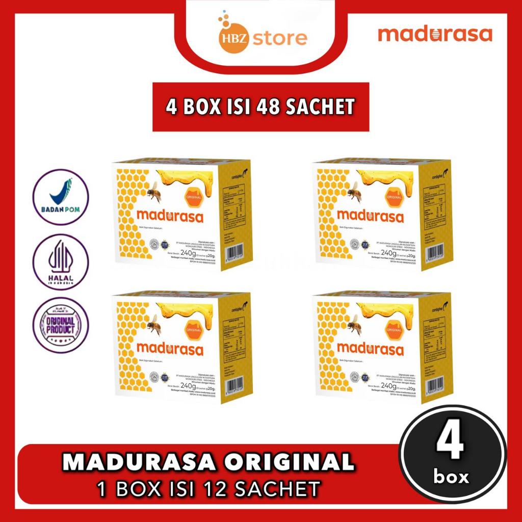 

Madurasa Sachet 4 Box isi 48 Rasa Original - Jaga Daya Tahan Tubuh dan Kesehatan
