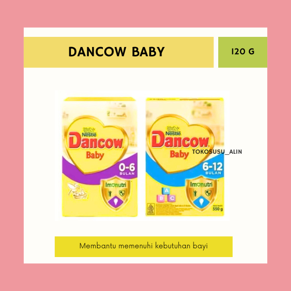 

DANCOW BABY USIA 0-6 BULAN & 6-12 BULAN 120 G / FORMULA BAYI
