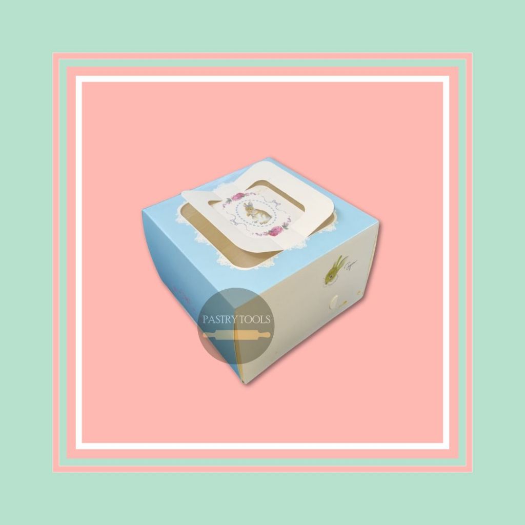 

PETER RABBIT CAKE BOX BLUE UK. 16 X 16 X 10 CM PACK ISI 12 PCS