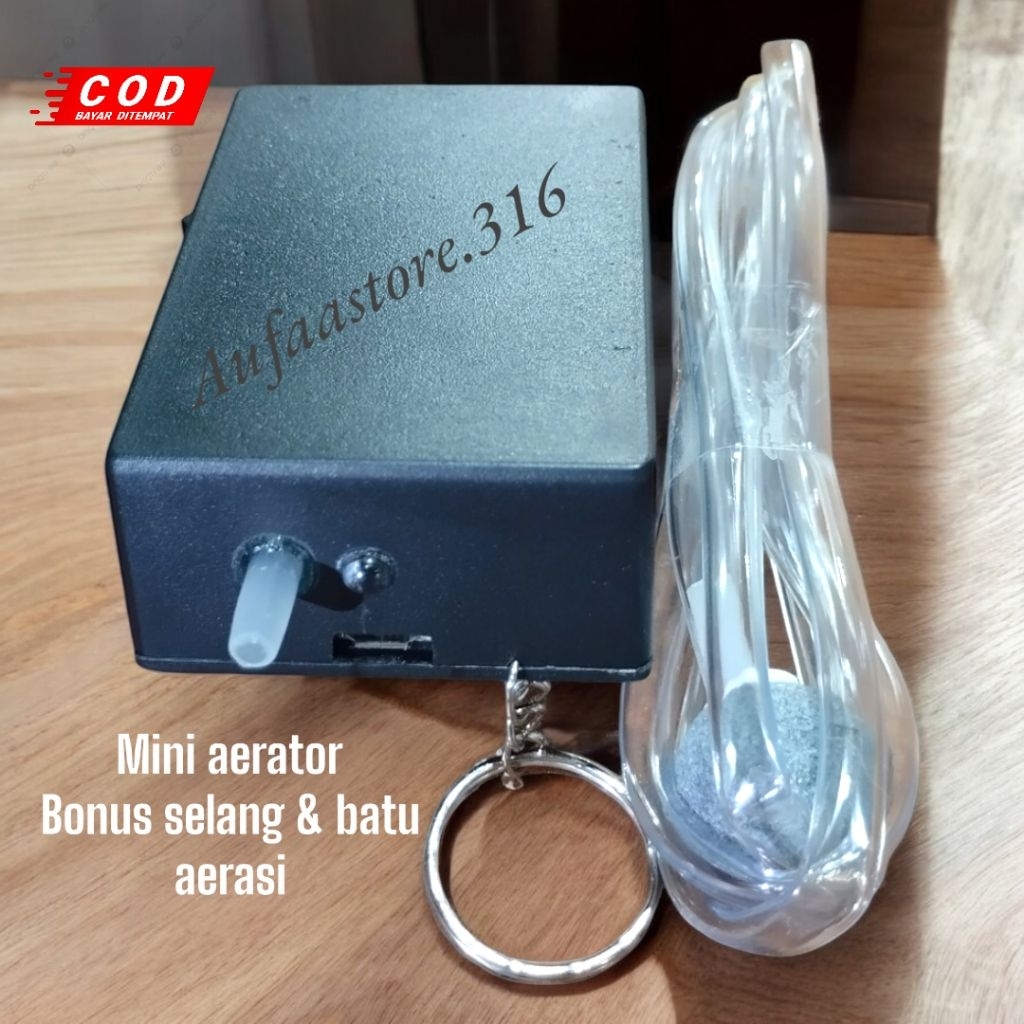 Aerator MINI aerator 12-30 jam aerator mancing aerator cas aerator udang hidup