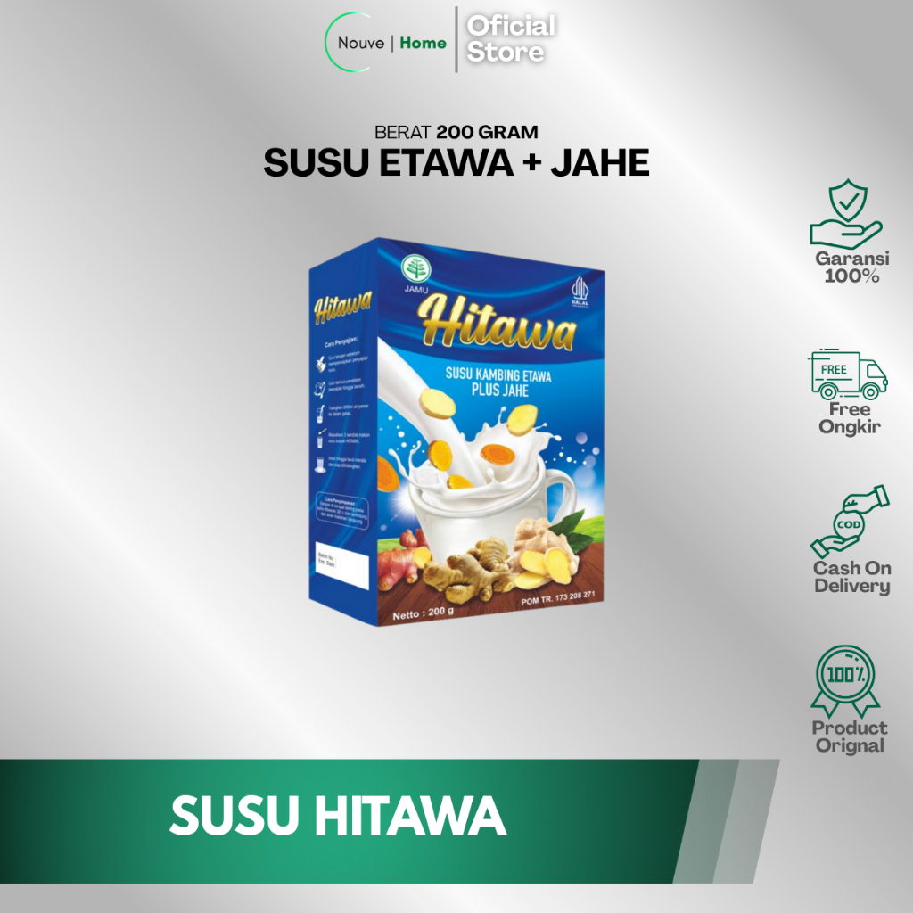

HITAWA - susu kambing plus jahe untuk sendi dan pegal linu bariklanan original