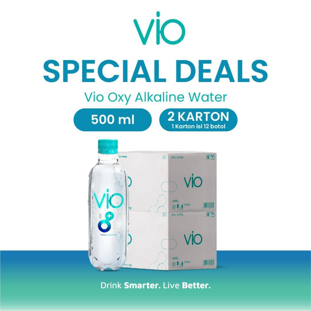 

Vio8+ Oxy Alkaline Water 500ml - Special Deals 2 Karton (24 botol)