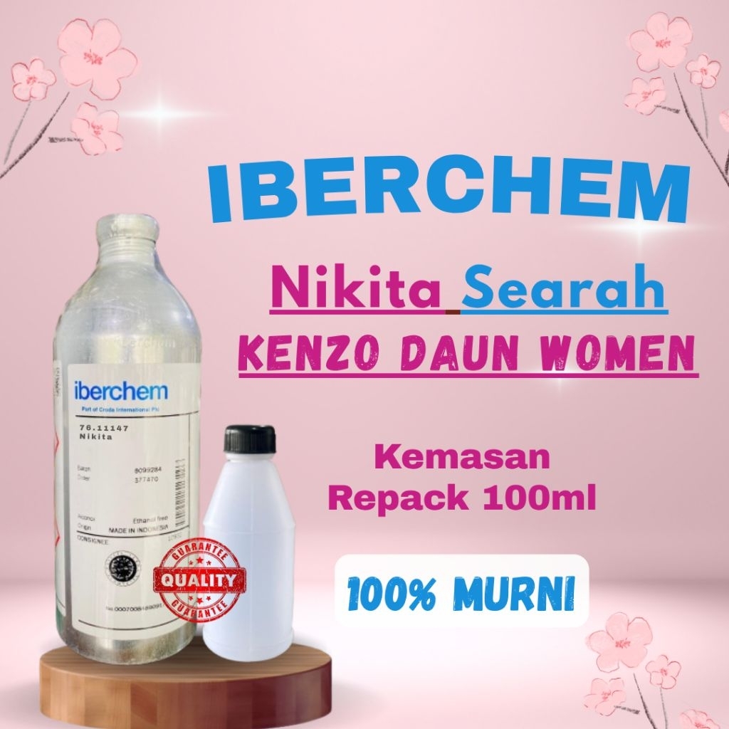 Nikita By Iberchem Bibit 100% Murni Searah Kenzo Daun Women Kemasan Repack 100ml