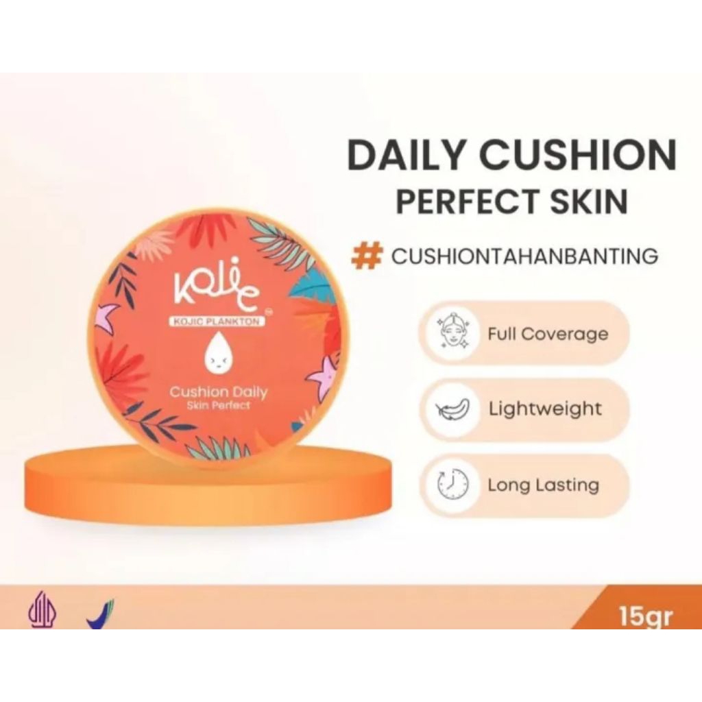 KOJIC PLANKTON DAILY SKIN PERFECT ORIGINAL BPOM| KOJIC PLANKTON CUSHION DAILY SKIN PERFECT ORIGINAL 