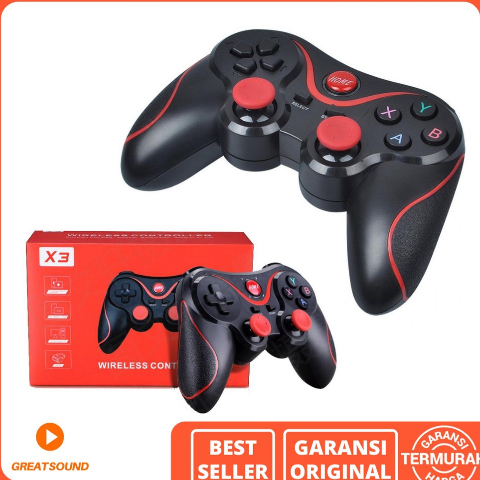 KODE V83U X3 Wireless Controller X3 Gamepad Joystick Bluetooth Plus Holder HP Gamepad Controller Gam