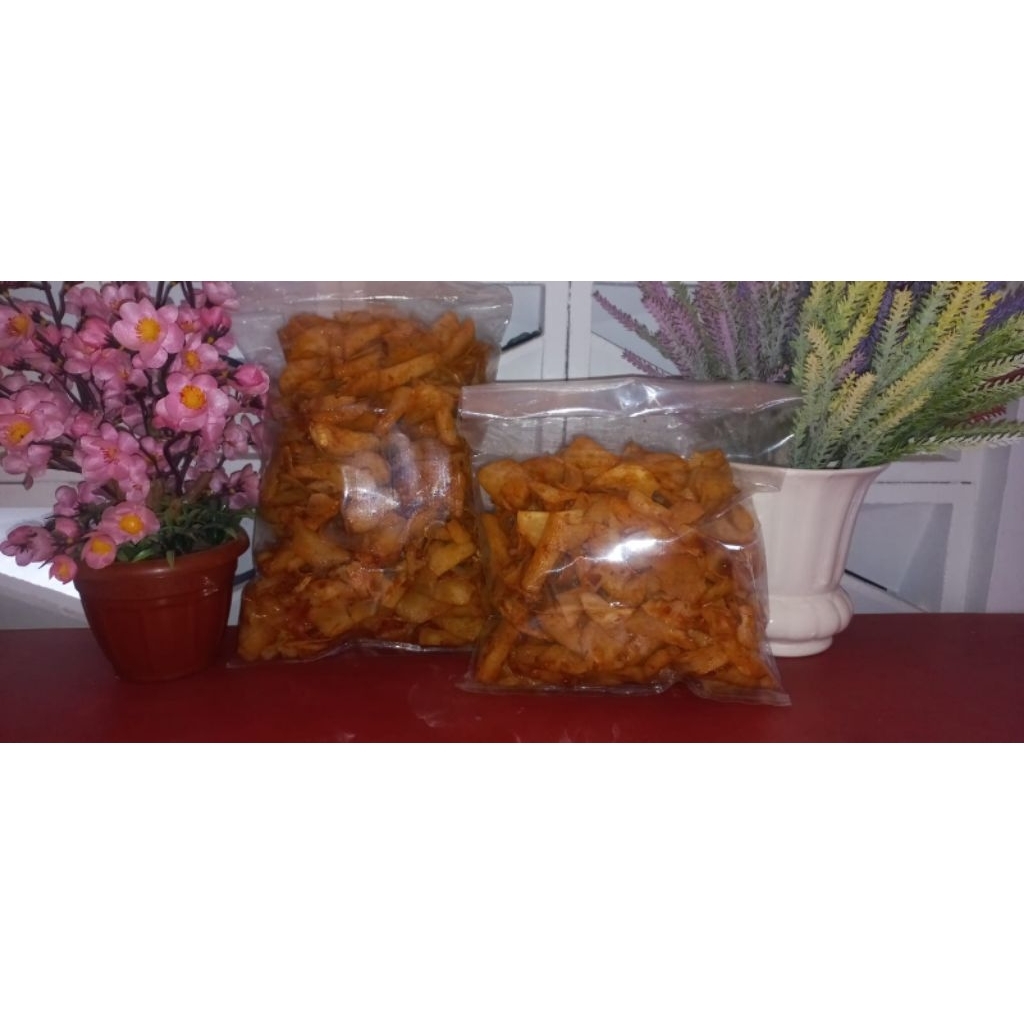 

Keripik singkong pedas manis enak