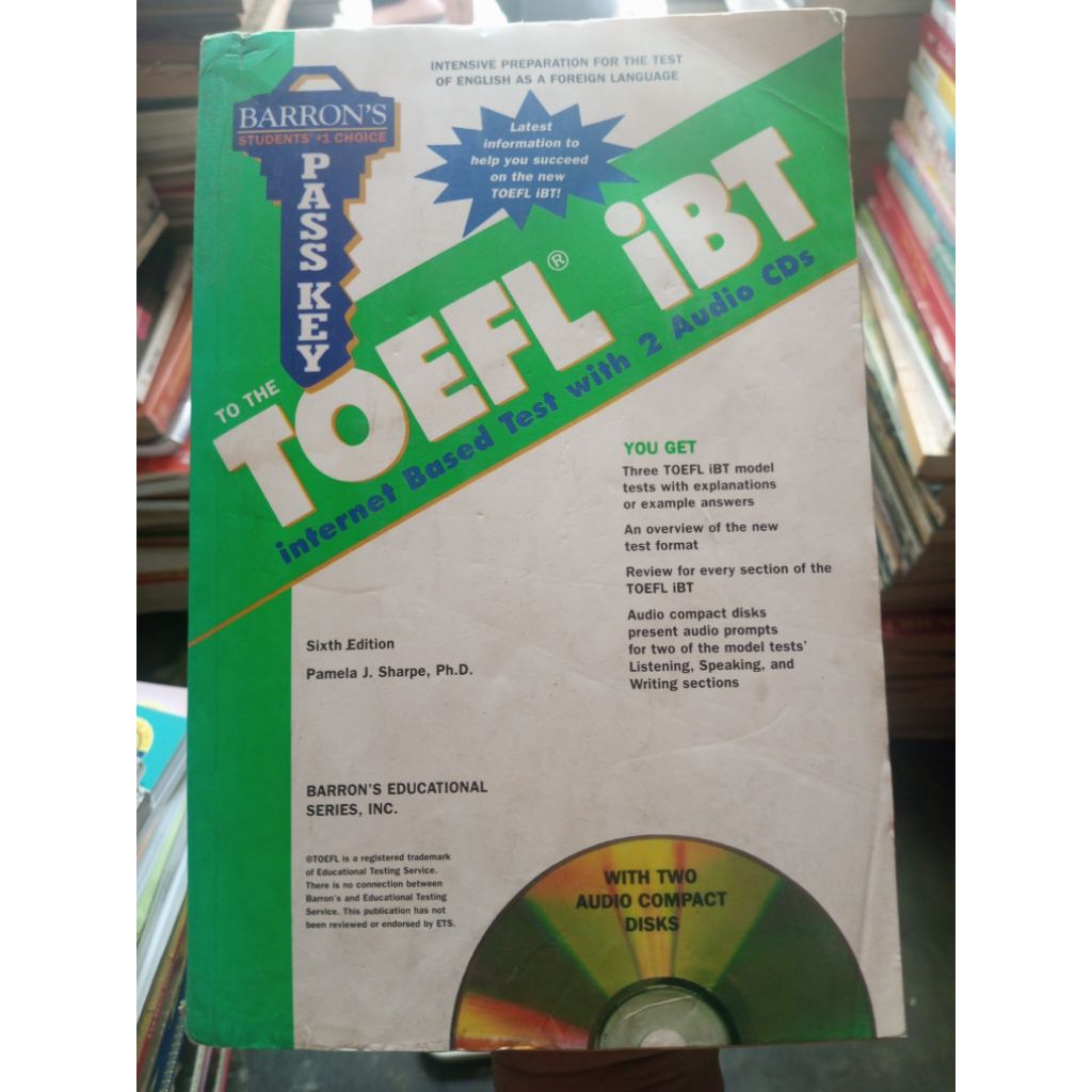 ORIGINAL / BARRONS TOEFL IBT / Sixth edition