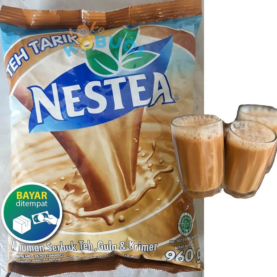 

960g nestea teh tarik halal - minuman serbuk teh gula & krimer