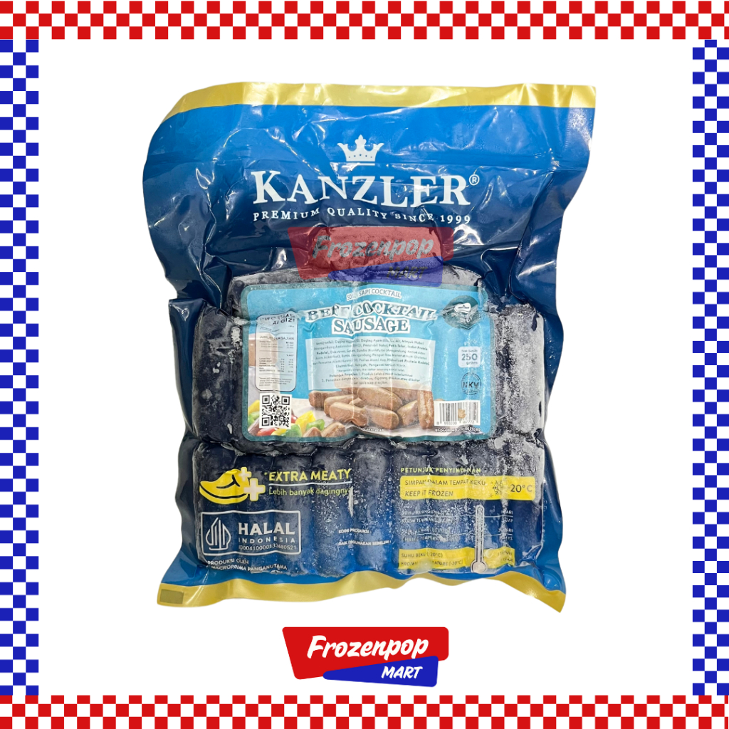 

Sosis Kanzler Beef Cocktail Sausage 250gr [INSTANT MALANG]