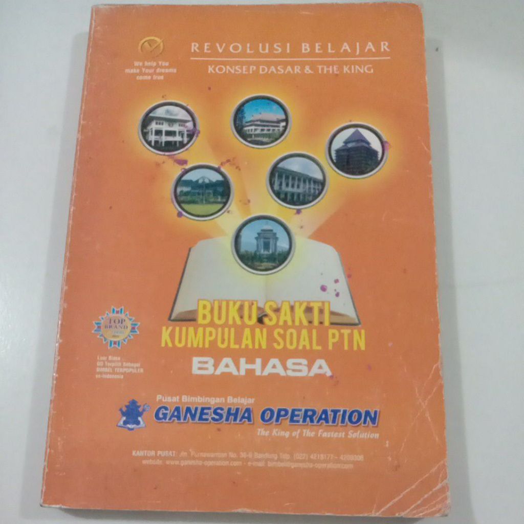 Revolusi Belajar Konsep Dasar & The King Buku Sakti Kumpulan Soal PTN Bahasa ( Original ) #Ganesha O