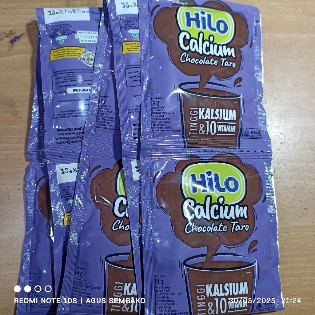 

1 rcg hilo chocolate taro isi 10 sachet