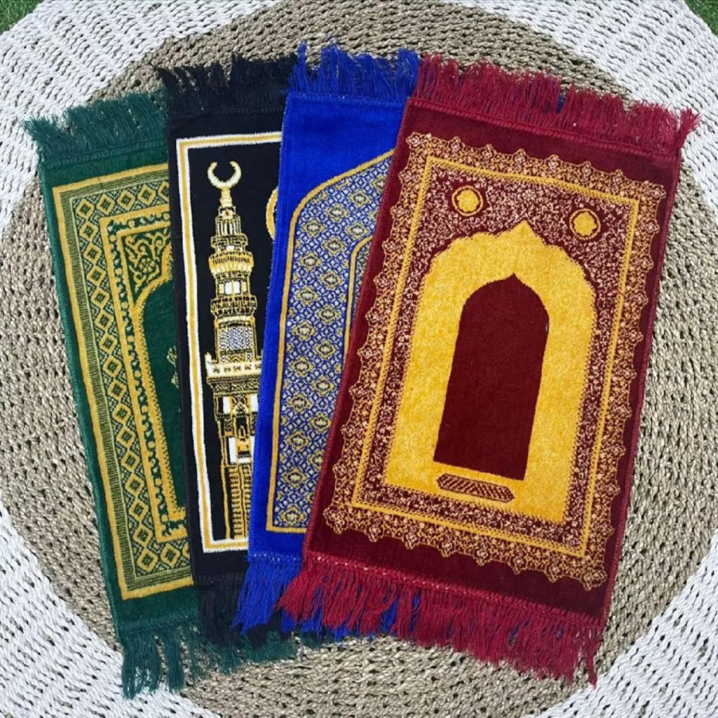 Sajadah Muka Travel kecil Sajadah mini Sajadah bludru