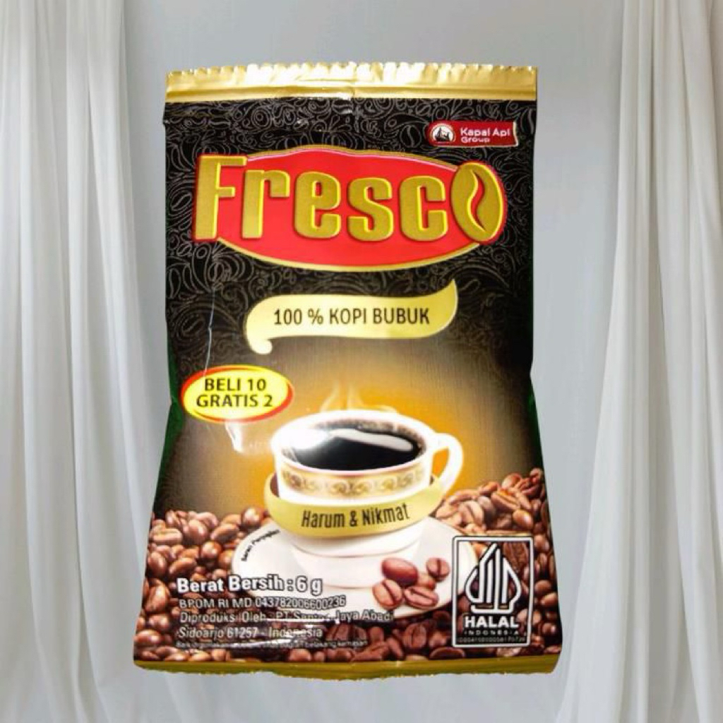 

MURAH FRESCO KOPI BUBUK 6gr (1 renceng isi 12 pcs)