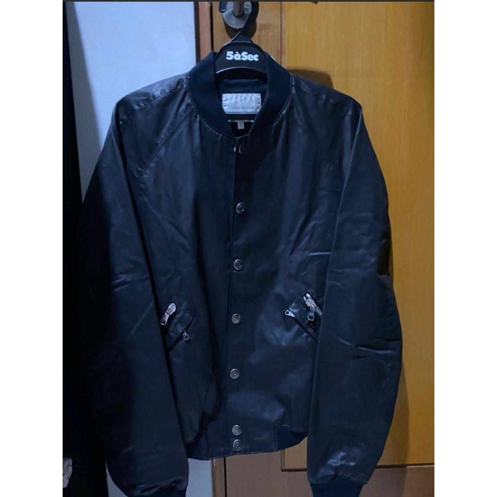 PRELOVED AUTHENTIC PIERRE BALMAIN POLYURETHANE JACKET