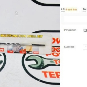 

Mata Bor Multifungsi / Serbaguna ALDO 5 mm TCT drill bit