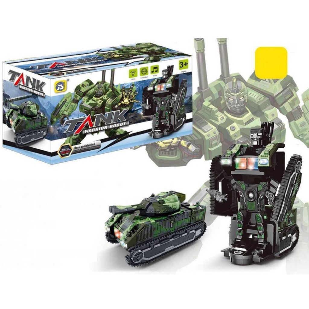 064 Mainan Mobil keren yang bisa berjalan dan berubah menjadi robot yang super keren