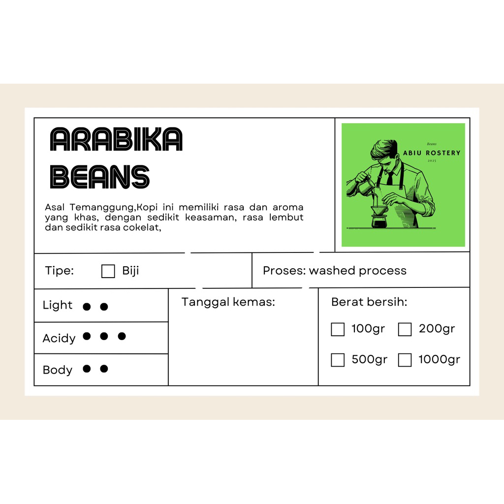 

ARABIKA BEANS