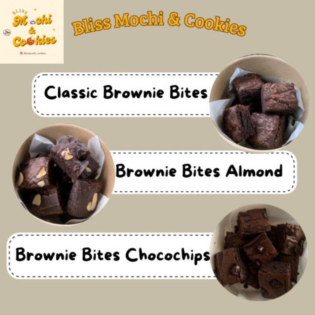 

Fudgy Brownie Bites | Almond Brownies | Choco Brownies