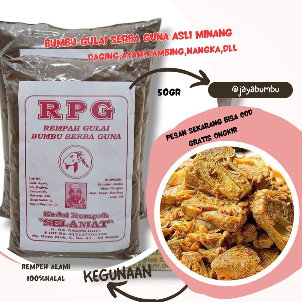 

KAYABUMBU - Bumbu Gulai Rahasia Masakan Rumah Makan Padang Asli 100%