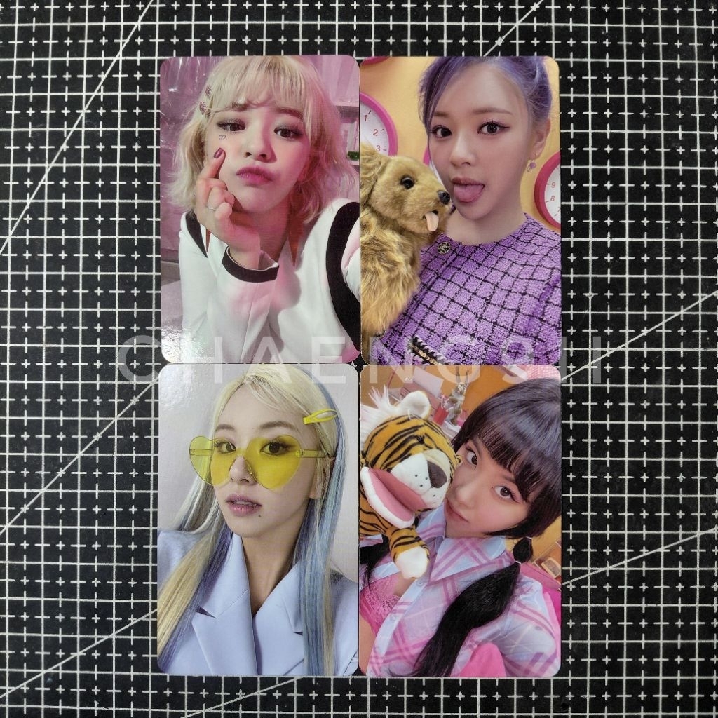pc photocard pob official twice jeongyeon chaeyoung formula of love fol between 1&2 plush boneka kac