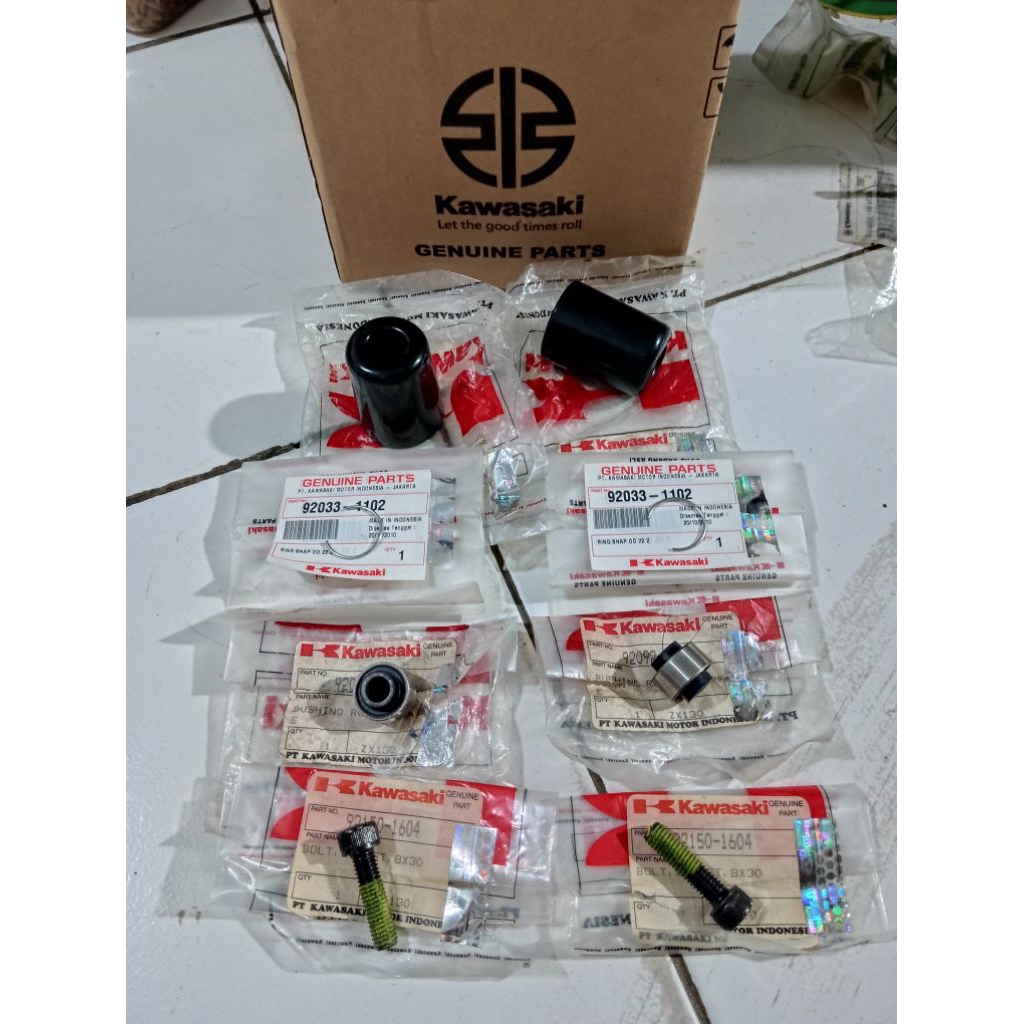 Jalu stang kawasaki ER6, ZX130 Set lengkap