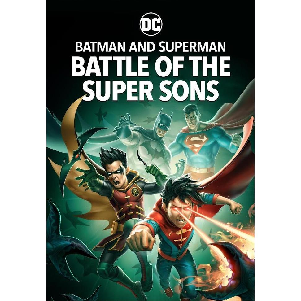 Film Dvd Batman and Superman: Battle of the Super Sons 2023 Teks Indonesia Play Dvd