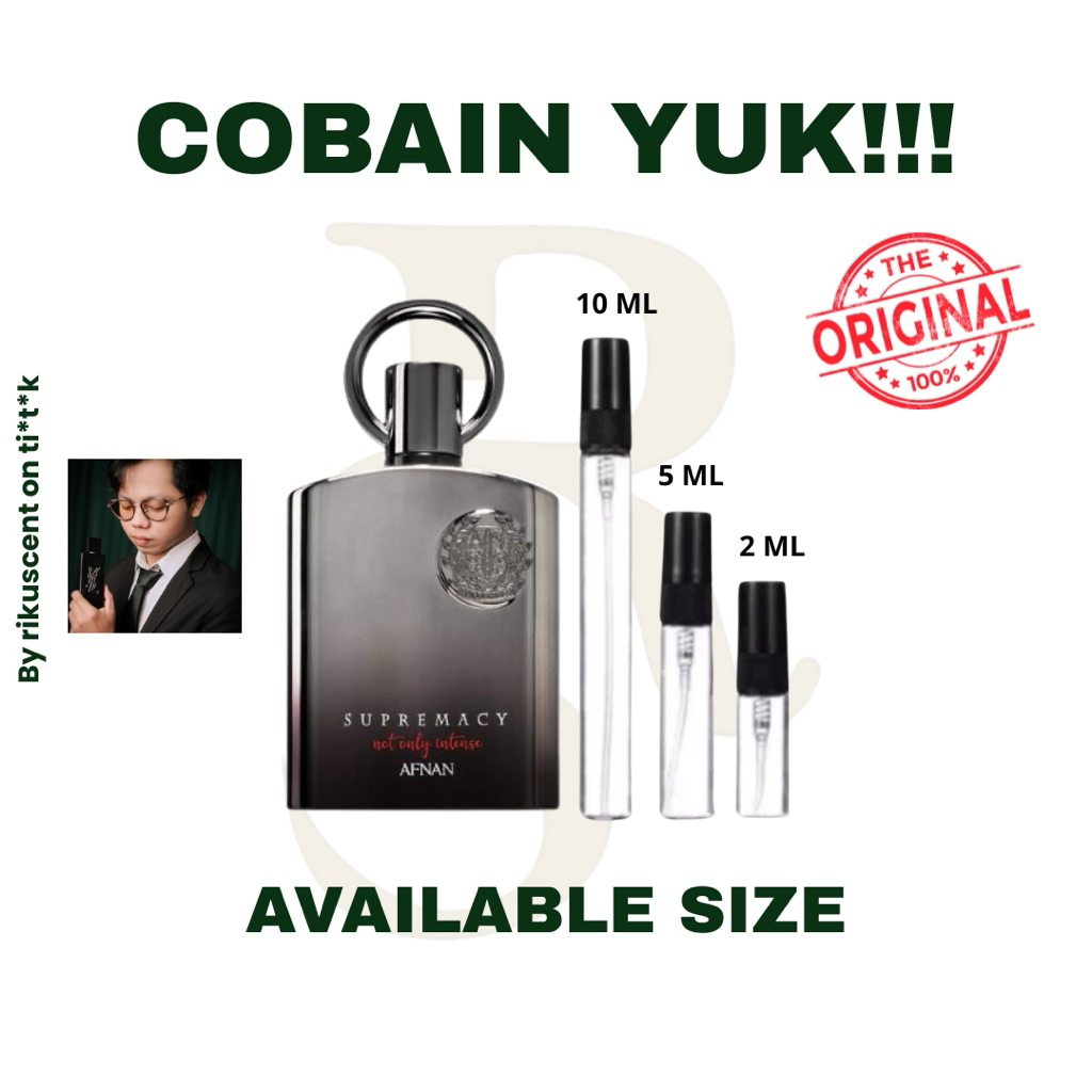 DECANT AFNAN SUPREMACY NOT ONLY INTENSE