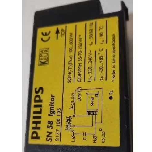 PHILIPS SN 58 Ignitor ya lampu