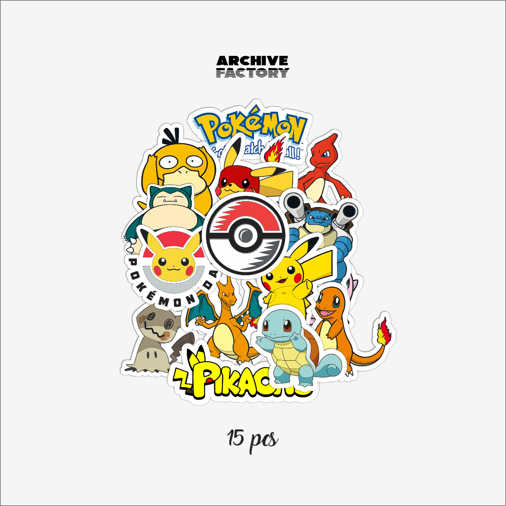 

STICKER PACK POKEMON | STIKER PIKACHU | STIKER AESTHETIC | STIKER LAPTOP | STIKER TUMBLER | STIKER HP | STIKER HELM