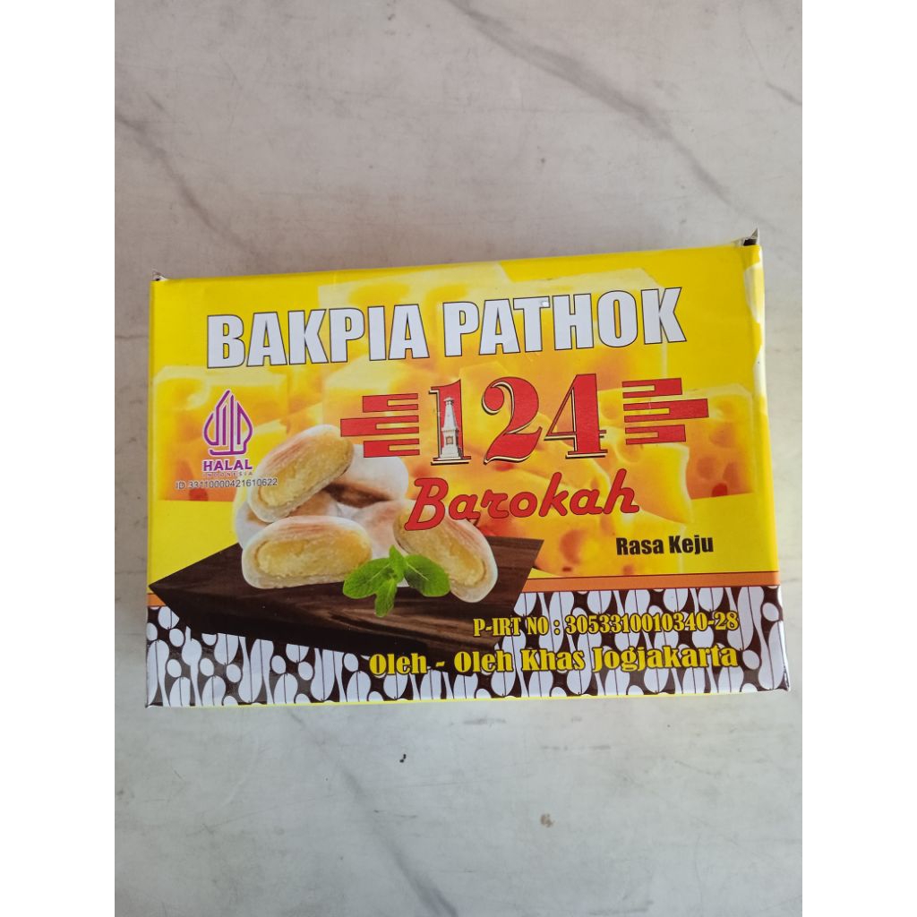 

Bakpia Pathok 124 Barokah varian rasa keju