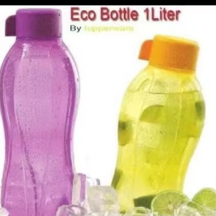 Eco Botol Tupperware 1Liter ulir dan flip 1 pcs