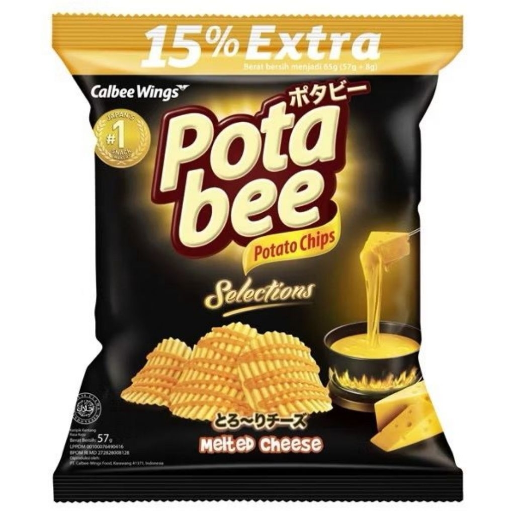 

Potabee Melted Cheese 57 gram