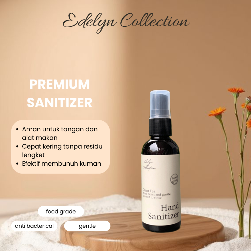 EDELYN COLECTION Hand Sanitizer Premium 60ml Food Grade Sanitizer Food Grade 60 ml