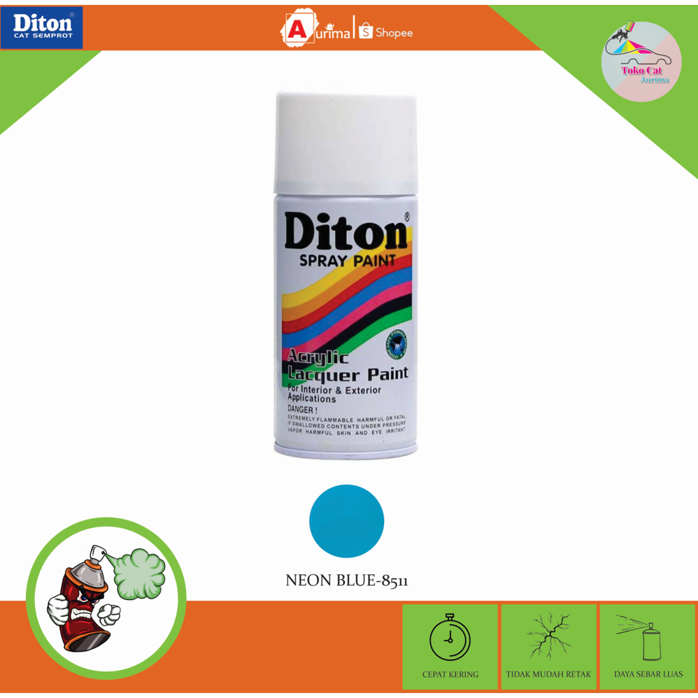 PILOX CAT SEMPROT DITON 8511-NEON BLUE 300CC ORIGINAL DITON