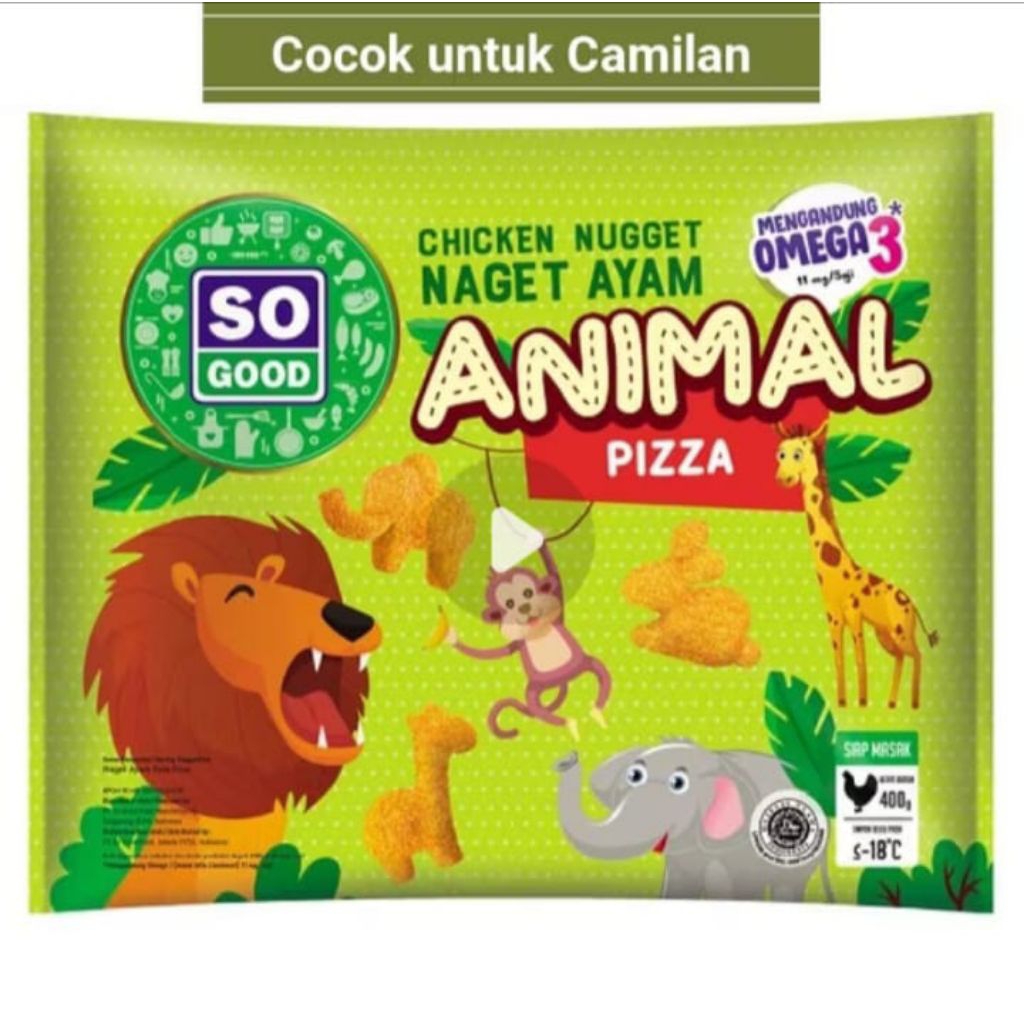 

So Good Nuget Animal 400gr Frozen nuget karakter