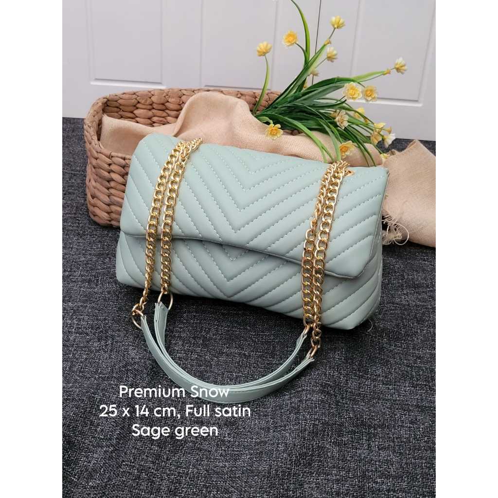 Snow Bag Premium Tas Selempang Wanita Muat Banyak / Tas Selempang Wanita