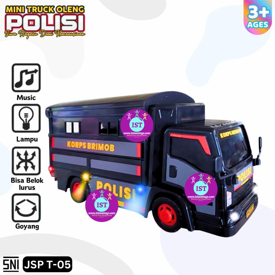 IST Mainan Anak Basuri Mini Truck Oleng POLISI JSP Kode T-05