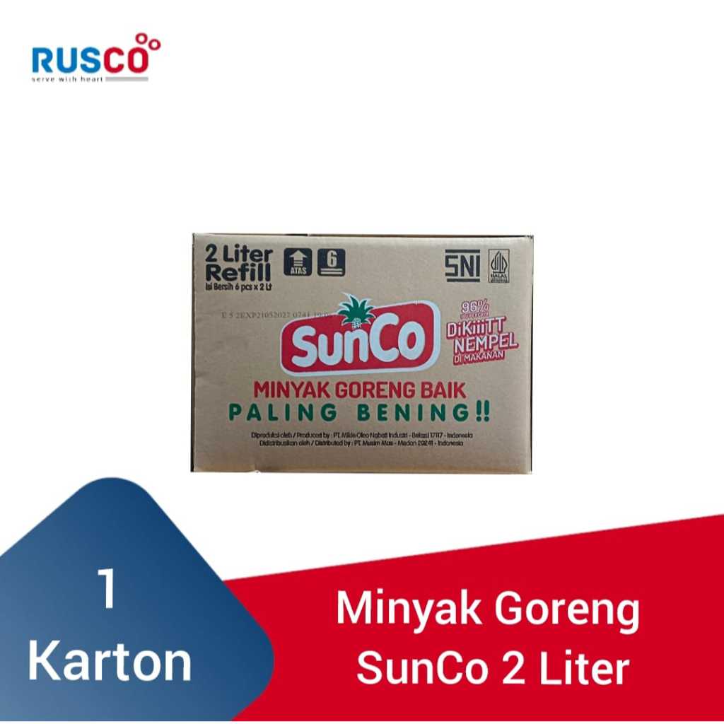 

Sunco Minyak Goreng Pouch 2L [ 1 Karton isi 6 pcs ]