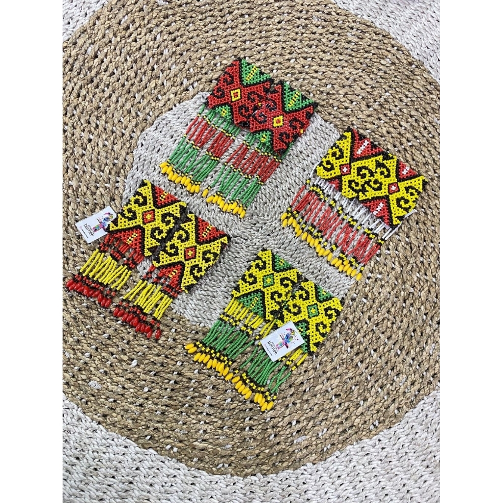 GELANG RUMBAI MANIK - AKSESORIES TANGAN DAYAK - GELANG MANIK DAYAK